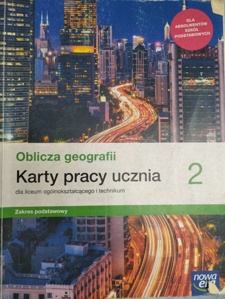 Oblicza geografii 2 karty pracy