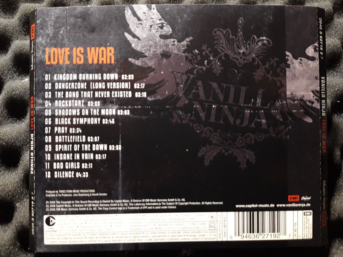 Vanilla Ninja – Love Is War (CD, 2006)