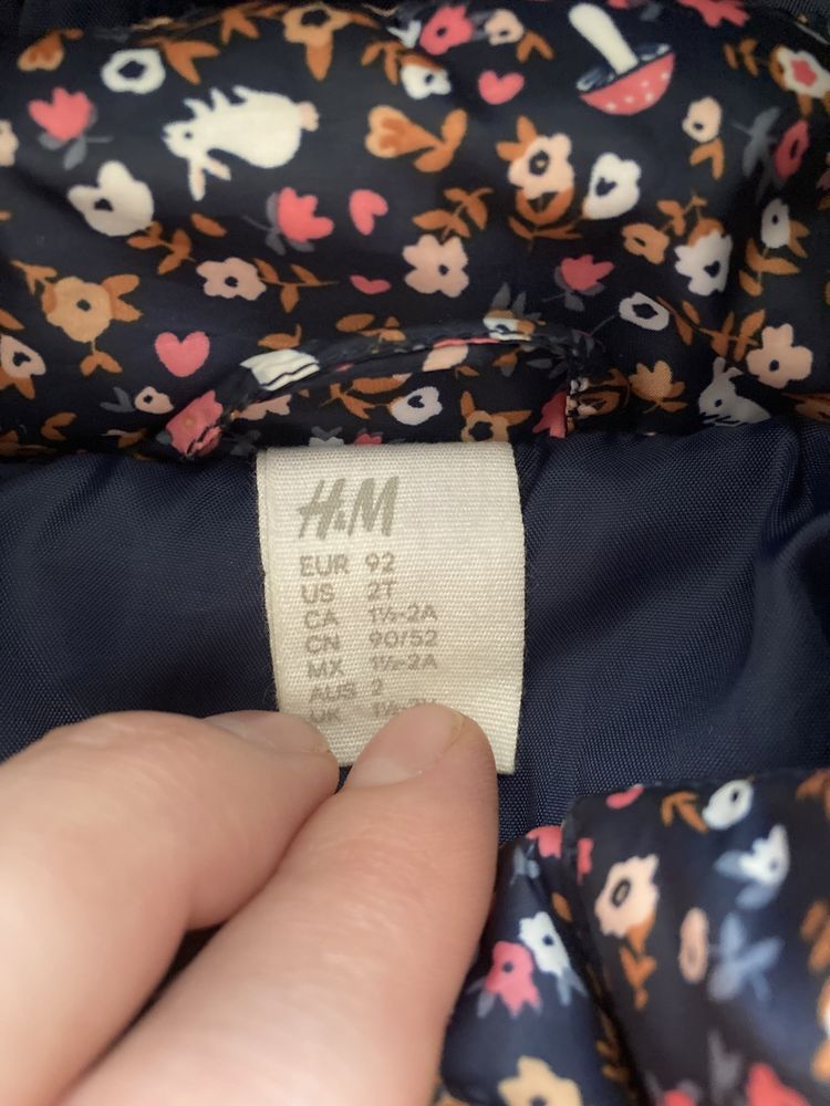 Куртка H&M, демисезонная куртка на 2-4 года