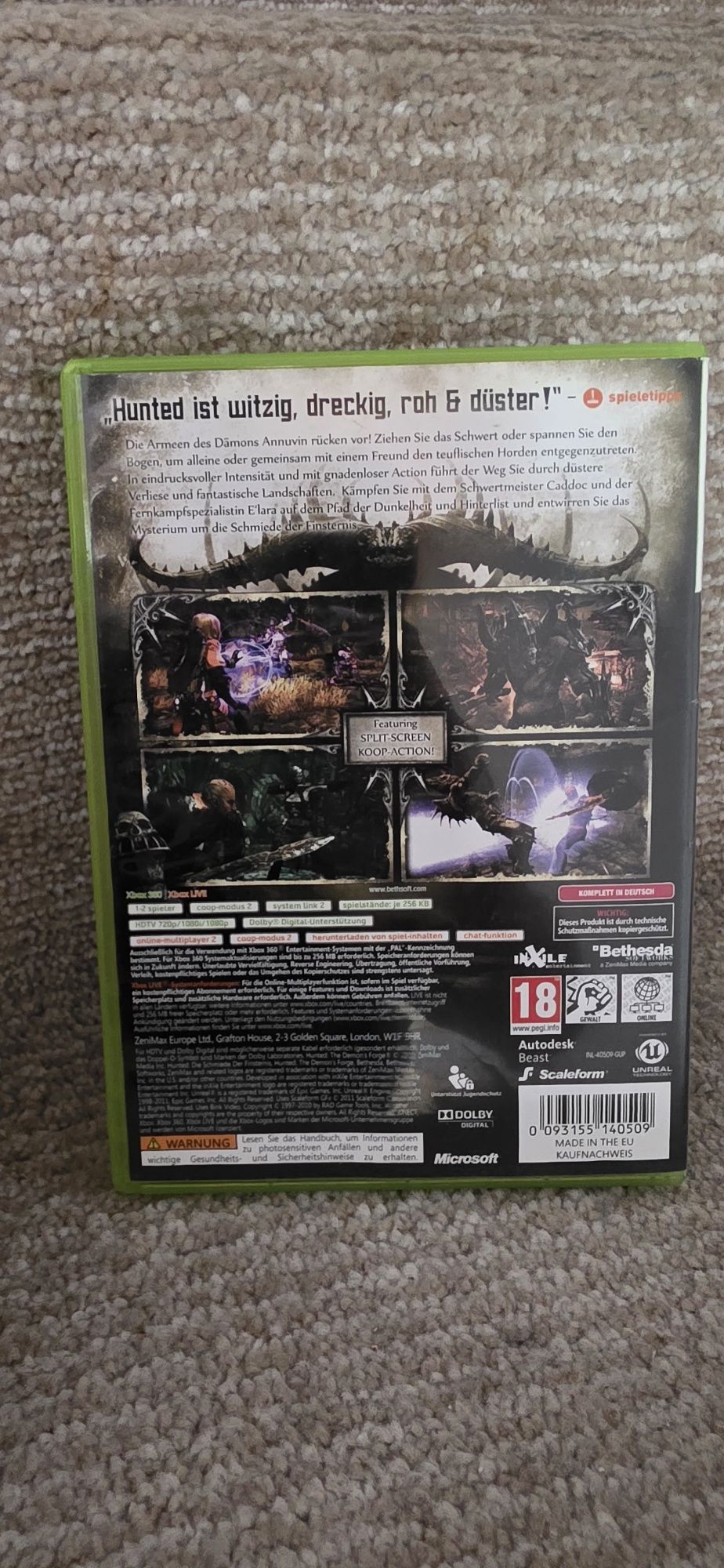 Xbox 360 gra  Hunted