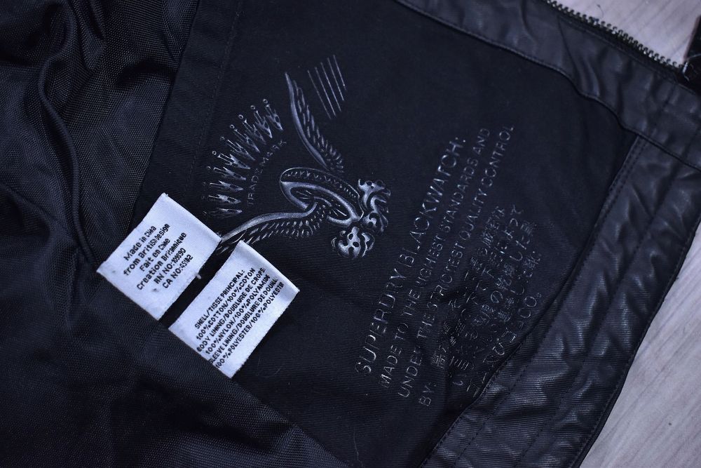 Superdry Blackwaych Woskowana Kurtka Damska / M