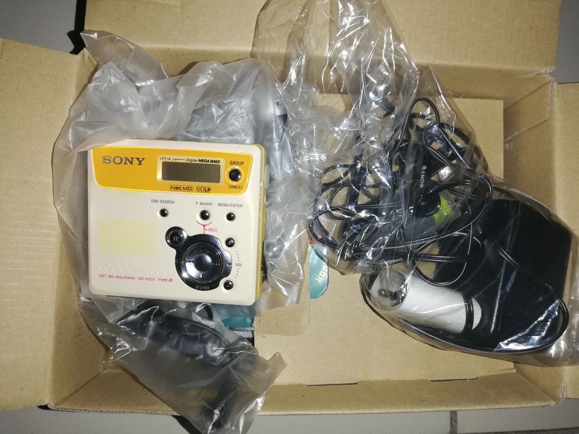Walkman mini disc Sony modelo - novo MZ-N505