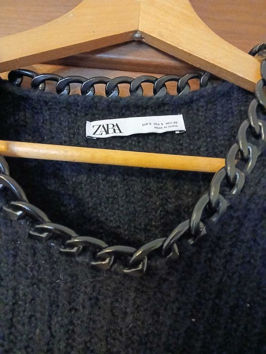 Sweter zara czarny