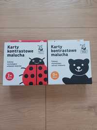 Karty kontrastowe 0m+ i 3m+