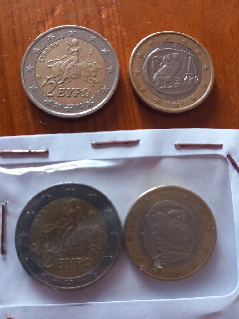 Vendo lote de moedas da Grécia