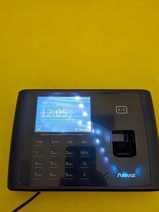 anviz a350 wykrywanie obecności: biometryczne / it i en opis