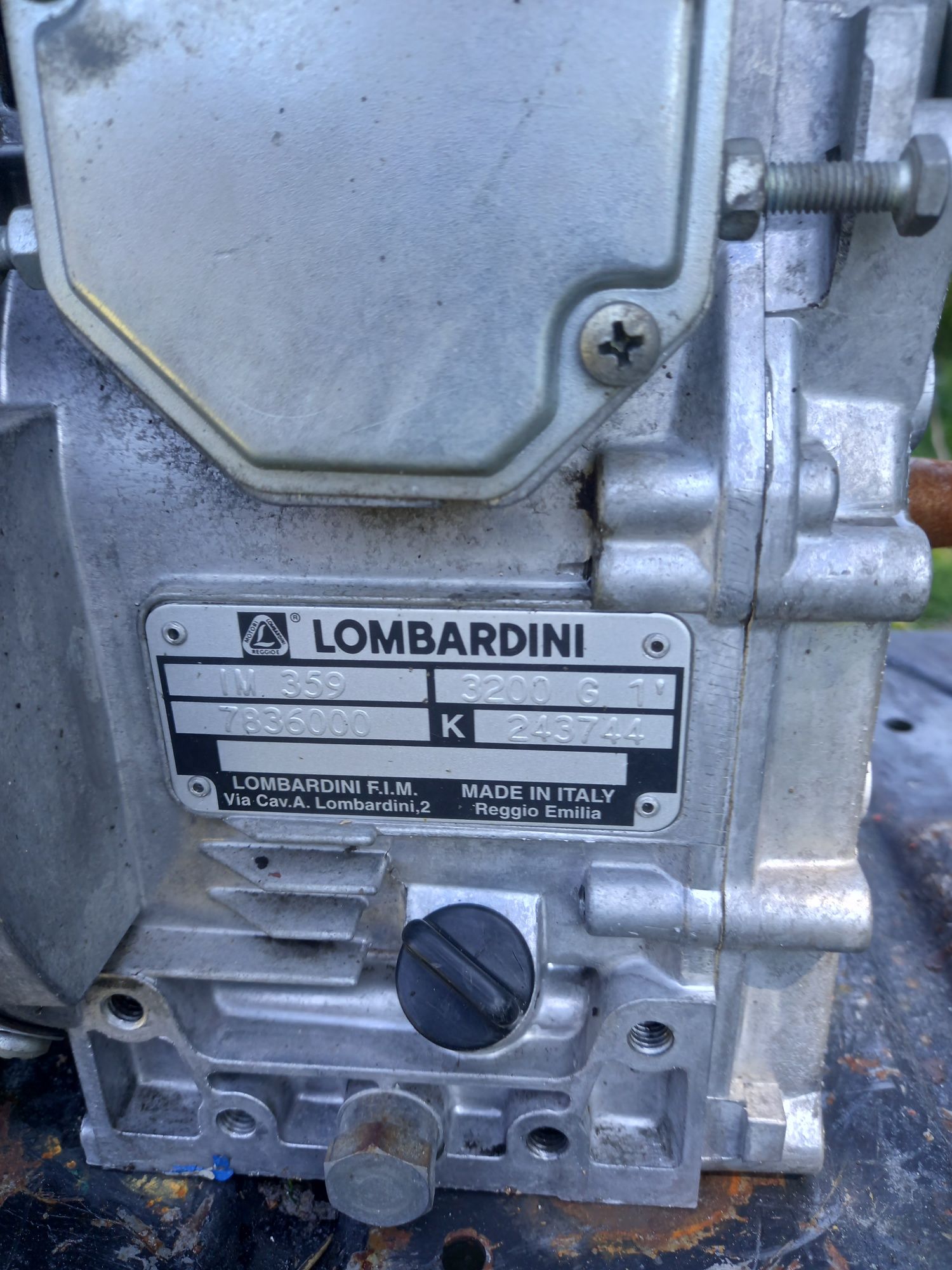 Silnik lombardini IM 359 glebogryzarka agregat prądotwórczy