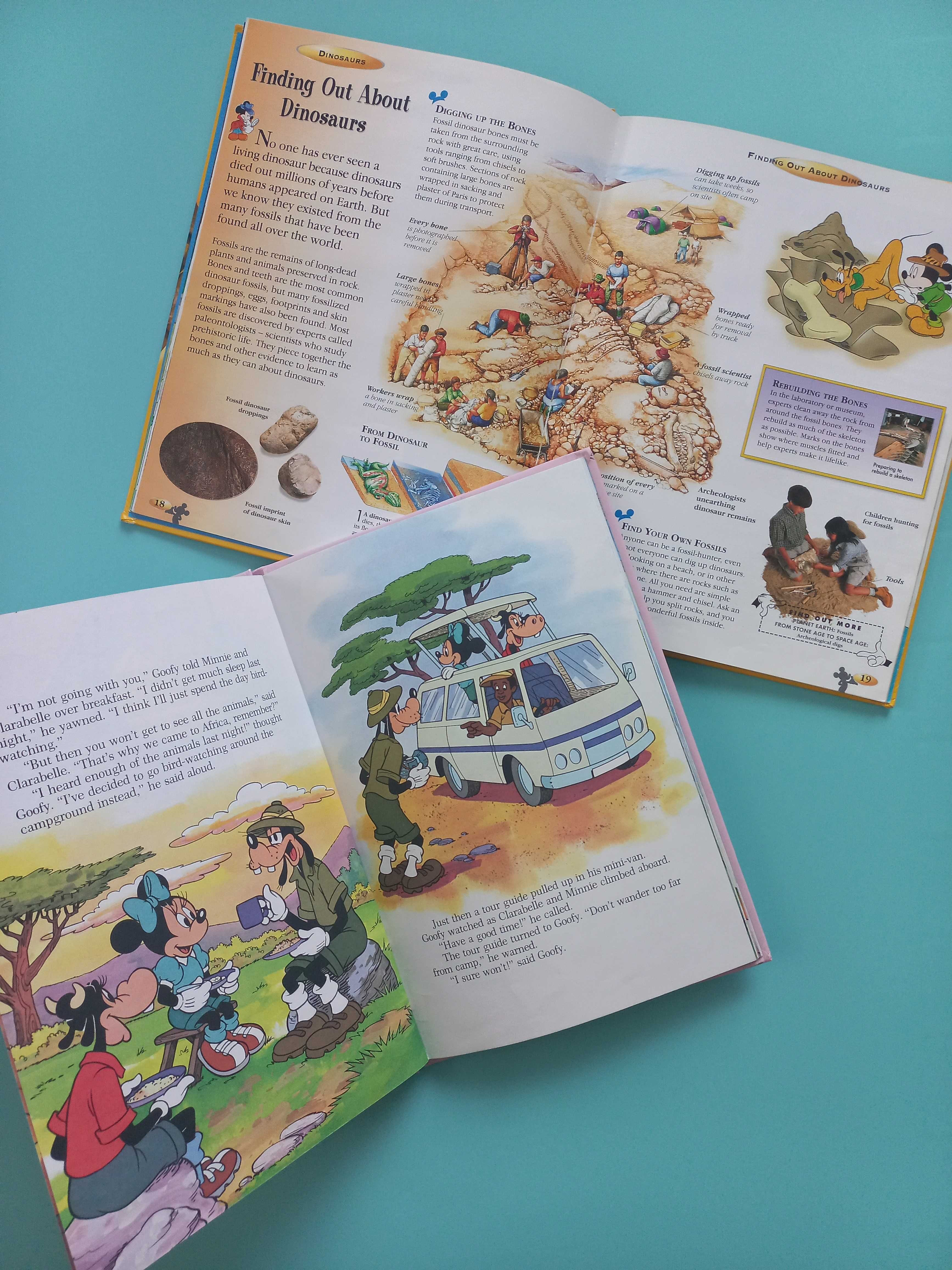 Disney Goofy on Safari, Dinosaurs Пізнавальні дитячі книги англійською