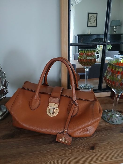 Torba torebka kuferek Witchen brąz rudy