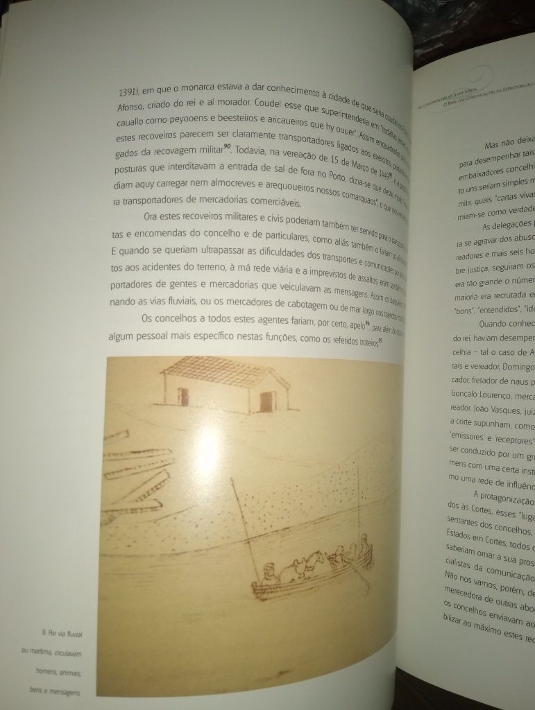As comunicações na idade média Encadernado