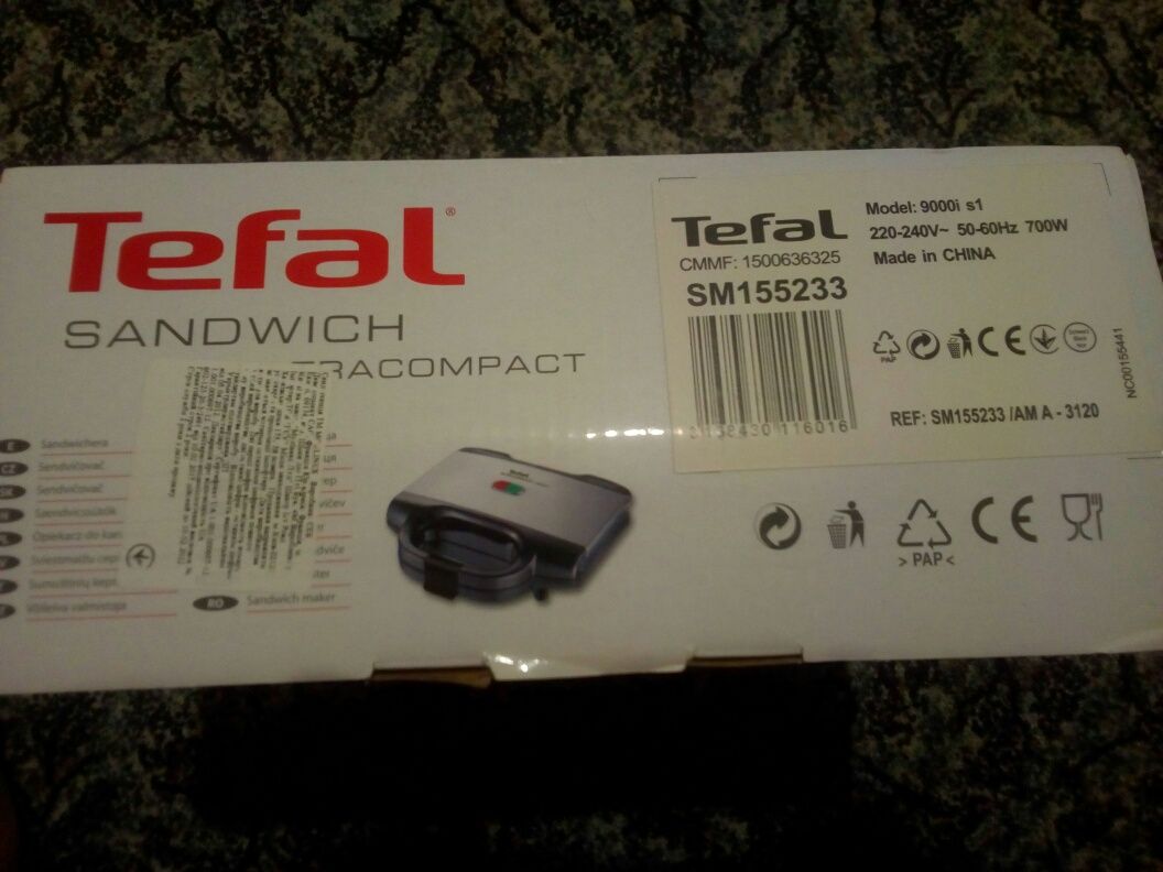 Tefal 9000i s1. бутербродница. Сендвичница Тefal.Тефаль бутербродница