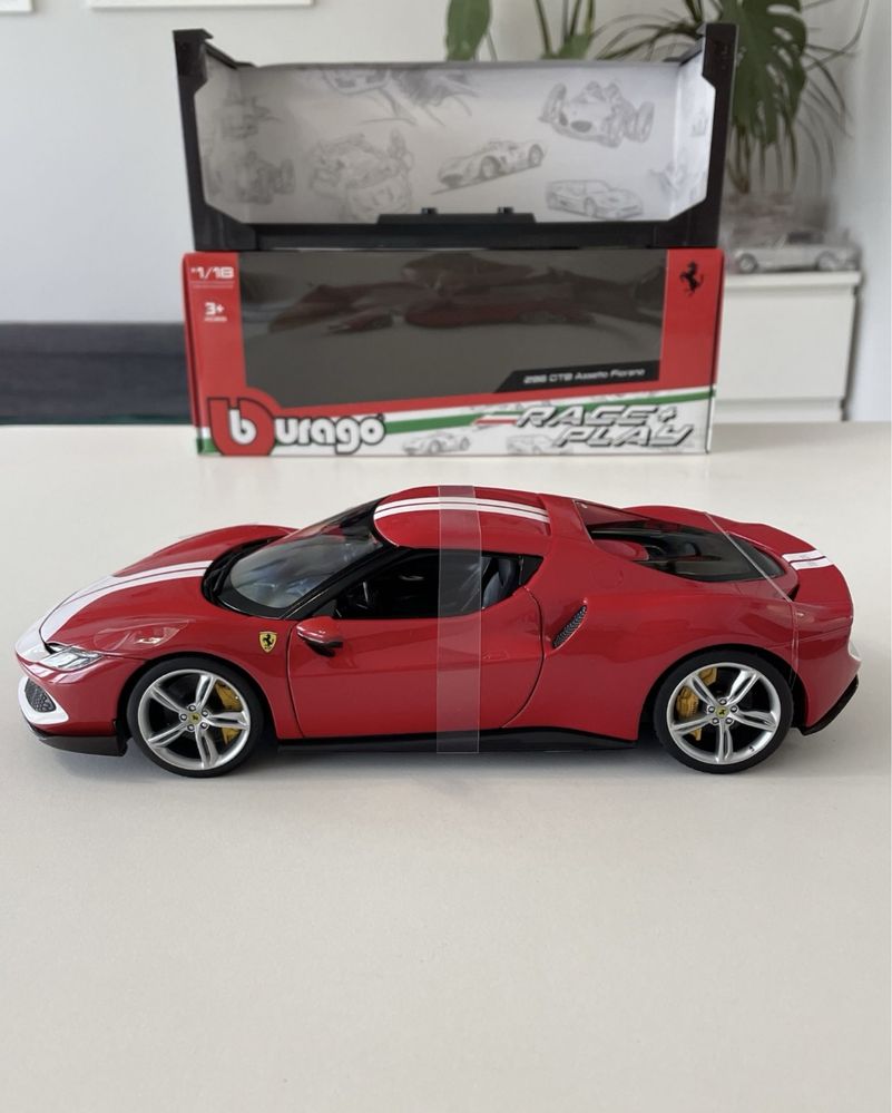 Model Ferrari 296 GTB Asseto Fiorano 1/18 Bburago 1:18 Koszalin Maisto