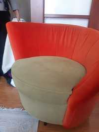 Fotel obrotowy pomarańcz