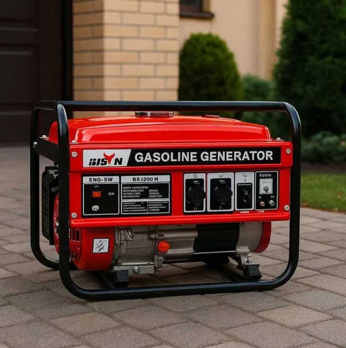 Генератор газ бензин 3 квт бензогенератор медная обмотка 1 фаза