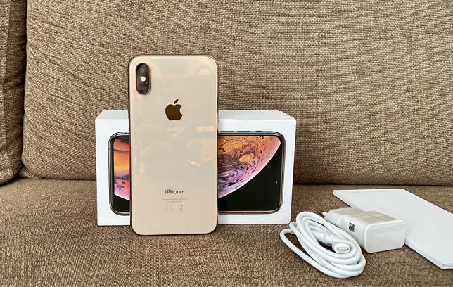 iPhone XS Gold 64gb Komplet