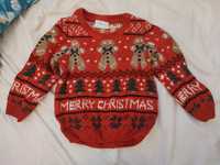 Sweterek świąteczny r. 80