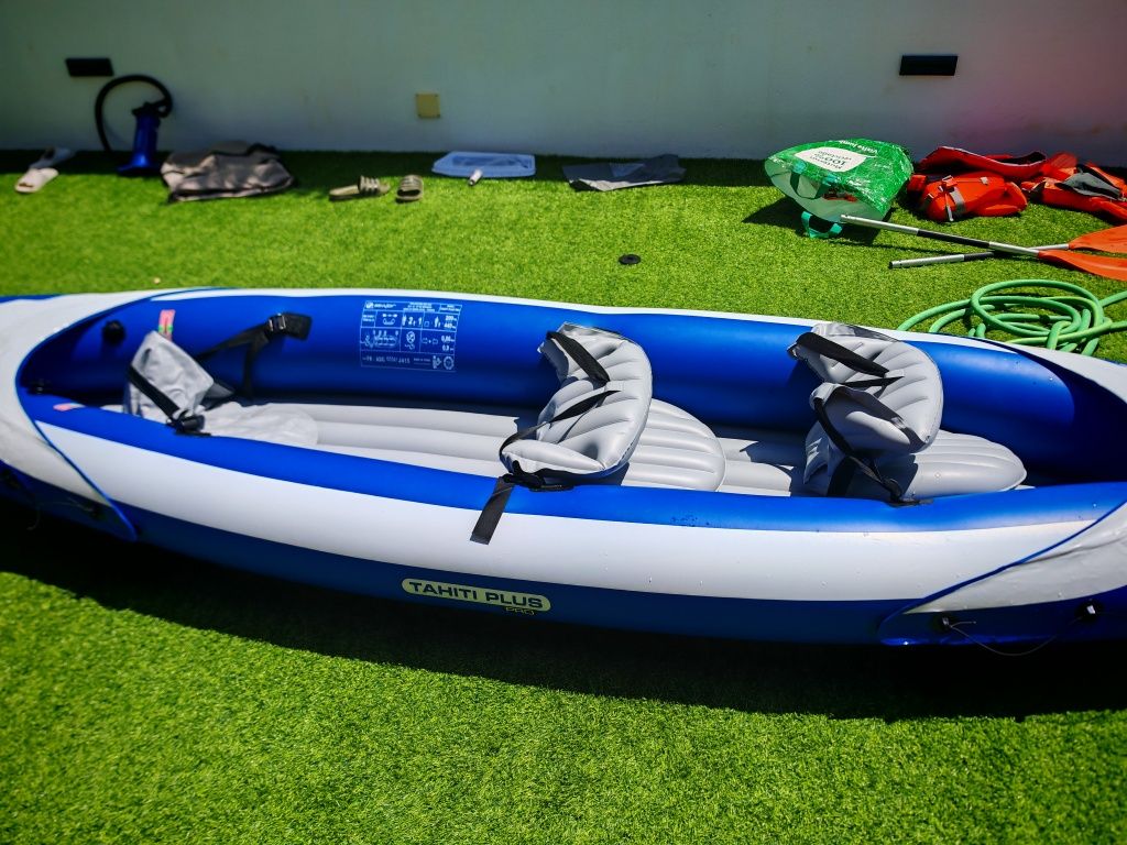 Kayak insuflável 3 lugares
