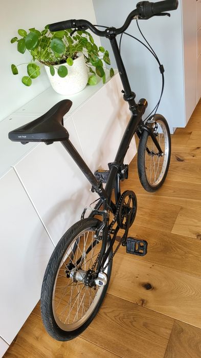 Rower miejski skladany Btwin 3 biegi Shimano Nexus, Selle Royal