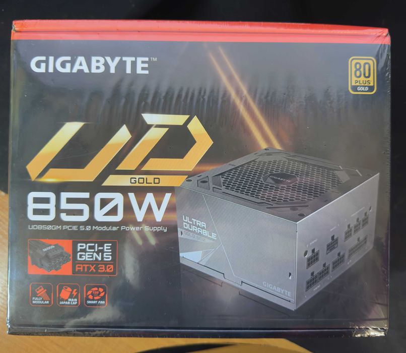 Блок живлення Gigabyte 850W 80+ Gold (GP-UD850GM PG5)