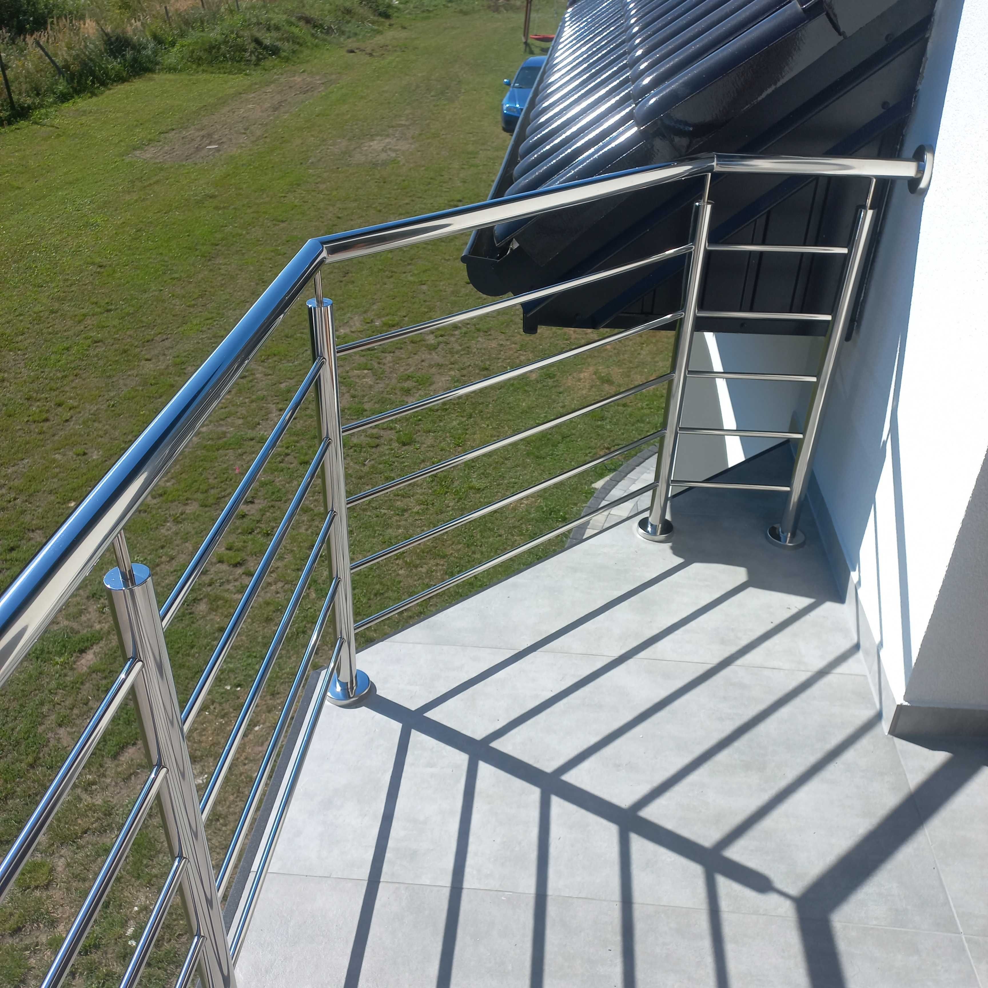 Balustrada Balustrady Poręcze Barierki Nierdzewne