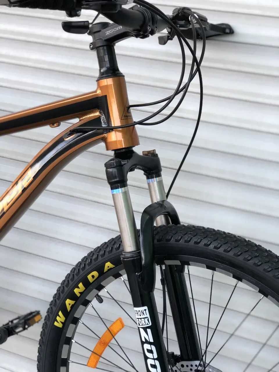 Горний велосипед з алюмінієвою рамою 26 дюймів Оранжевий