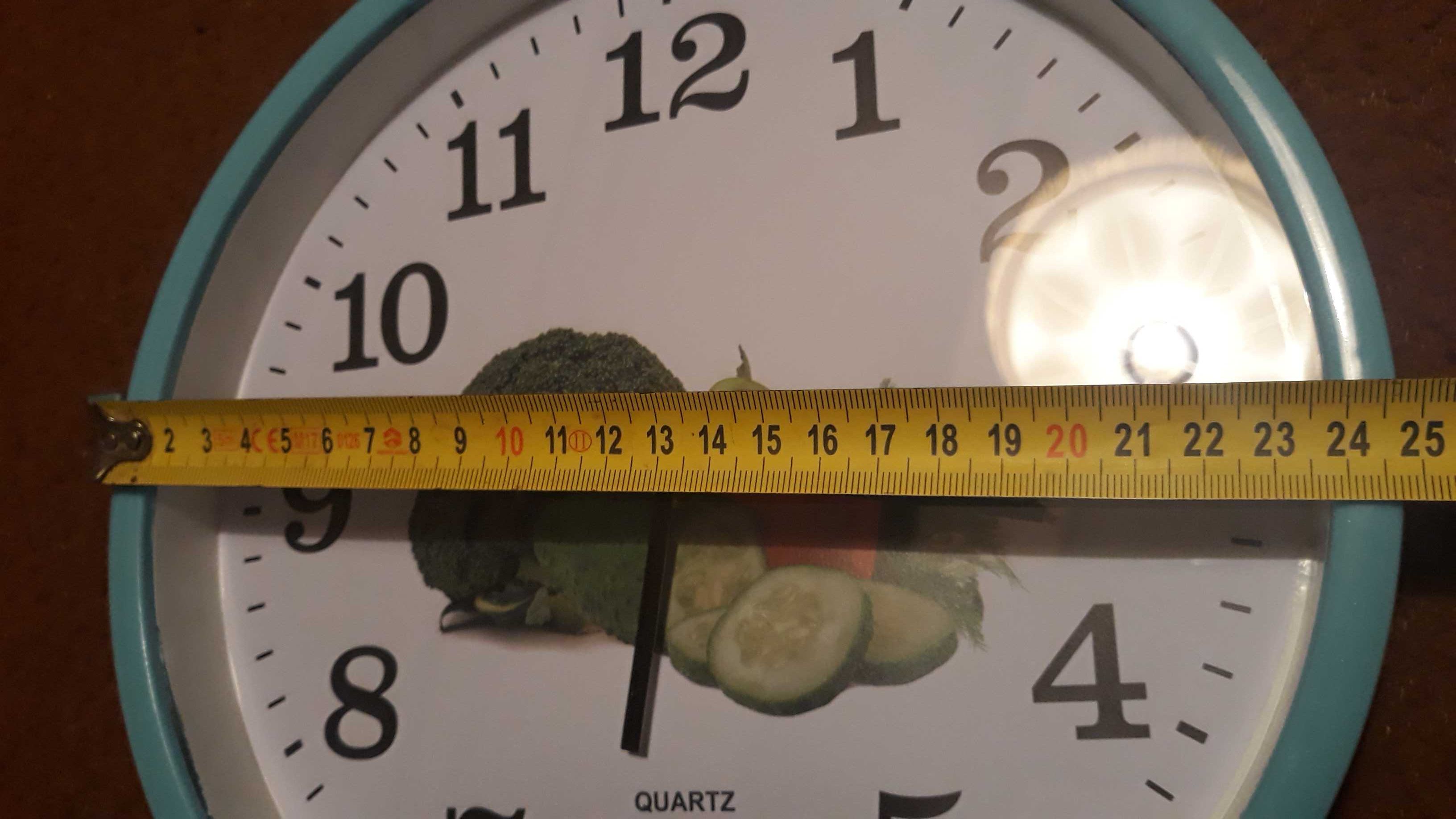 Relógio de cozinha - Quartz - novo - portes incluídos