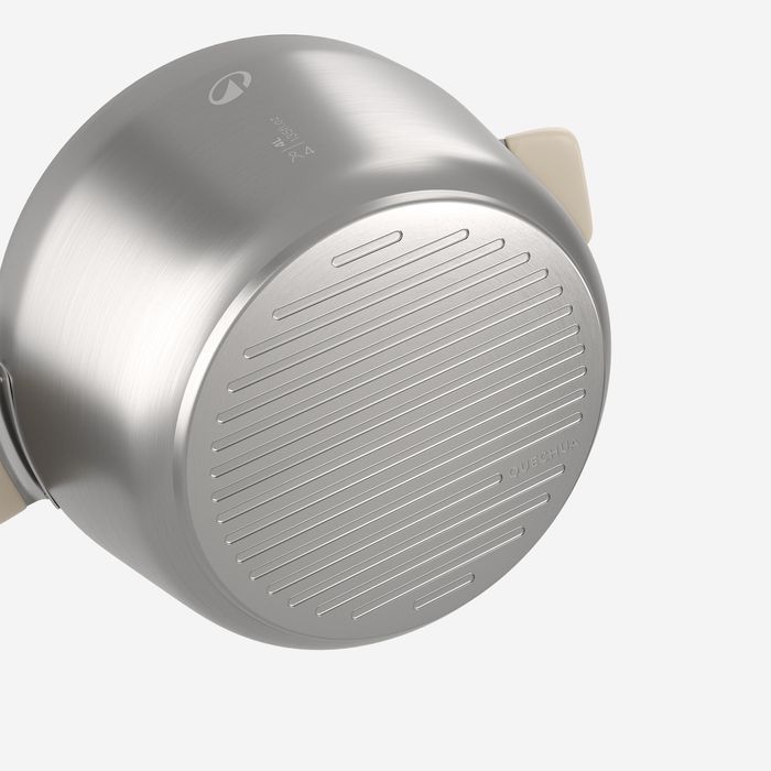 Conjunto de cozinha 900 XL de campismo em aço inox + antiaderente 4P