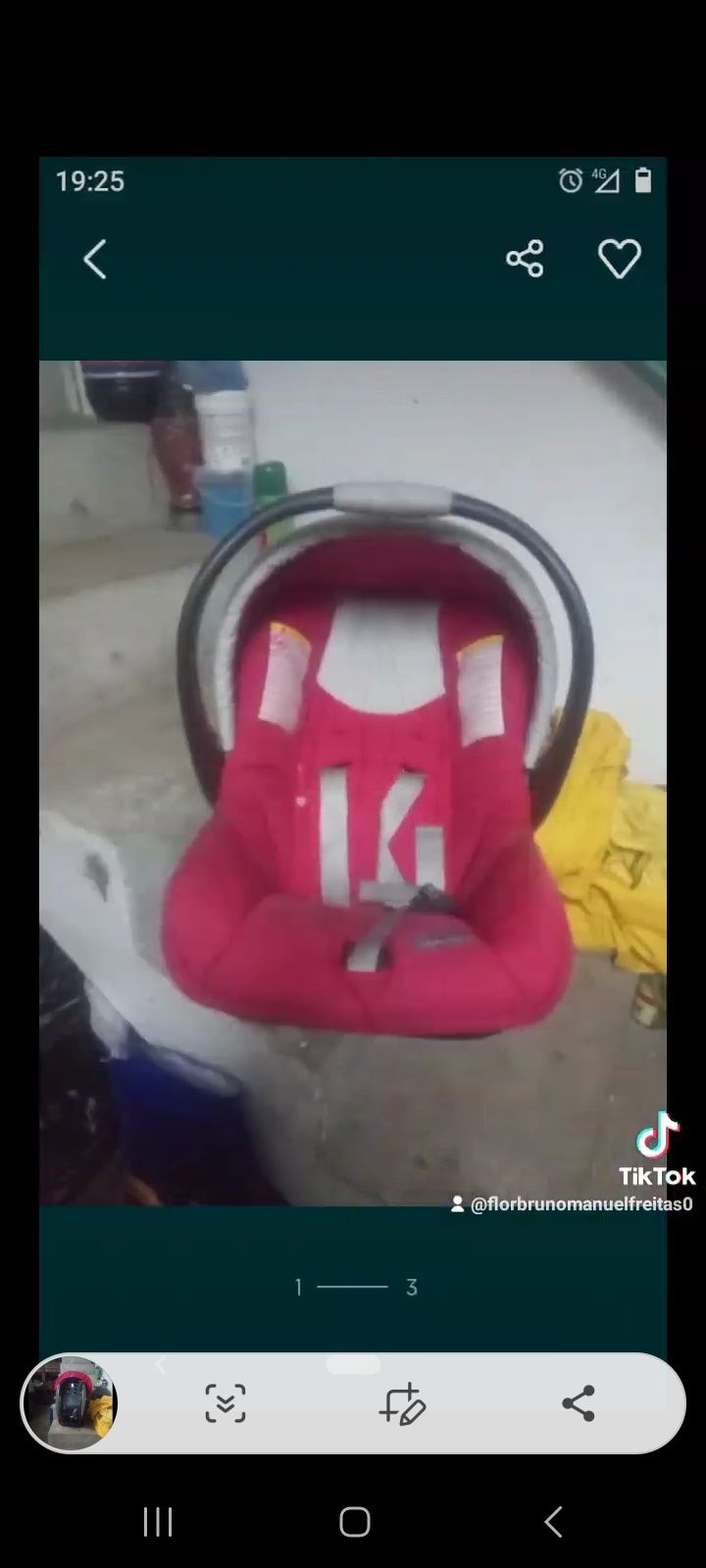 Cadeira de bebé em bom estado