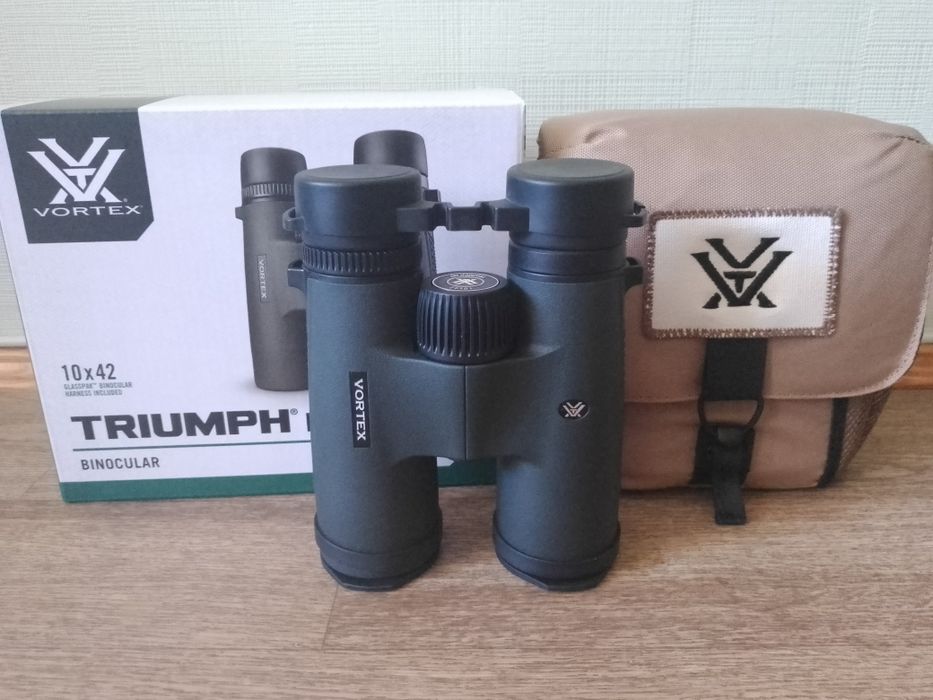 ТОП!!! Бінокль Vortex Triumph HD 10x42 (азотозаповнений, обрезинений)