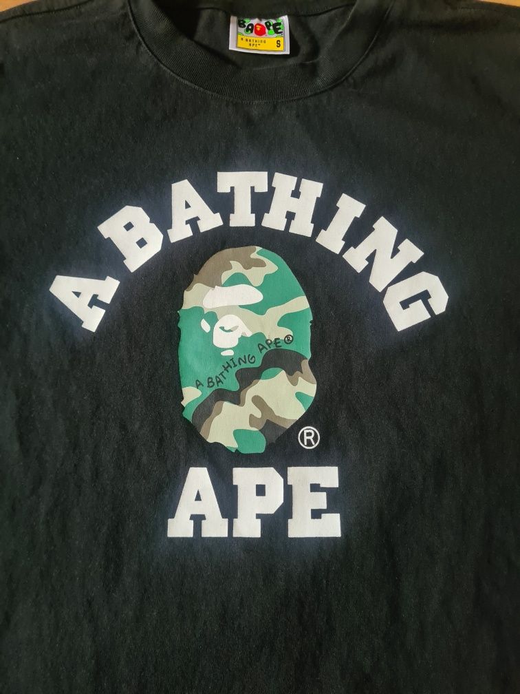 Koszulka bape ape green camo r.S