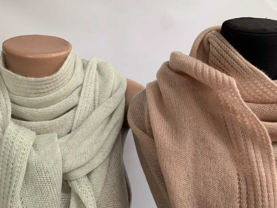 Бактус Кашемір 100% Косинка кашемірова Шарф Шаль Палантин кашеміровий