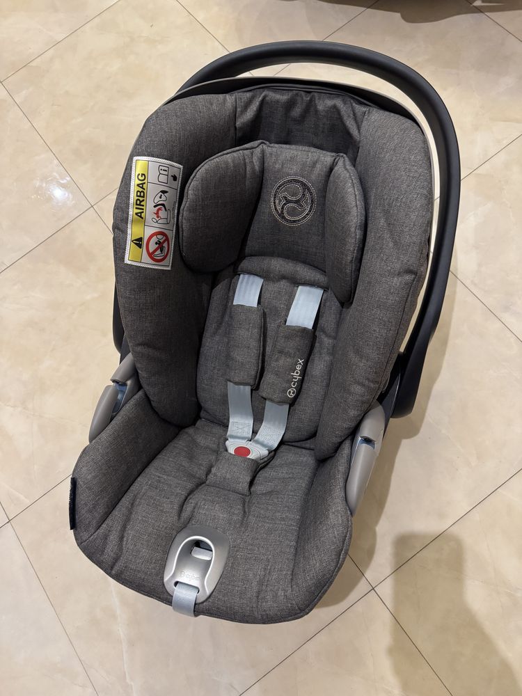 Автокрісло з народження і до року Cybex Cloud Z i-Size Soho Grey