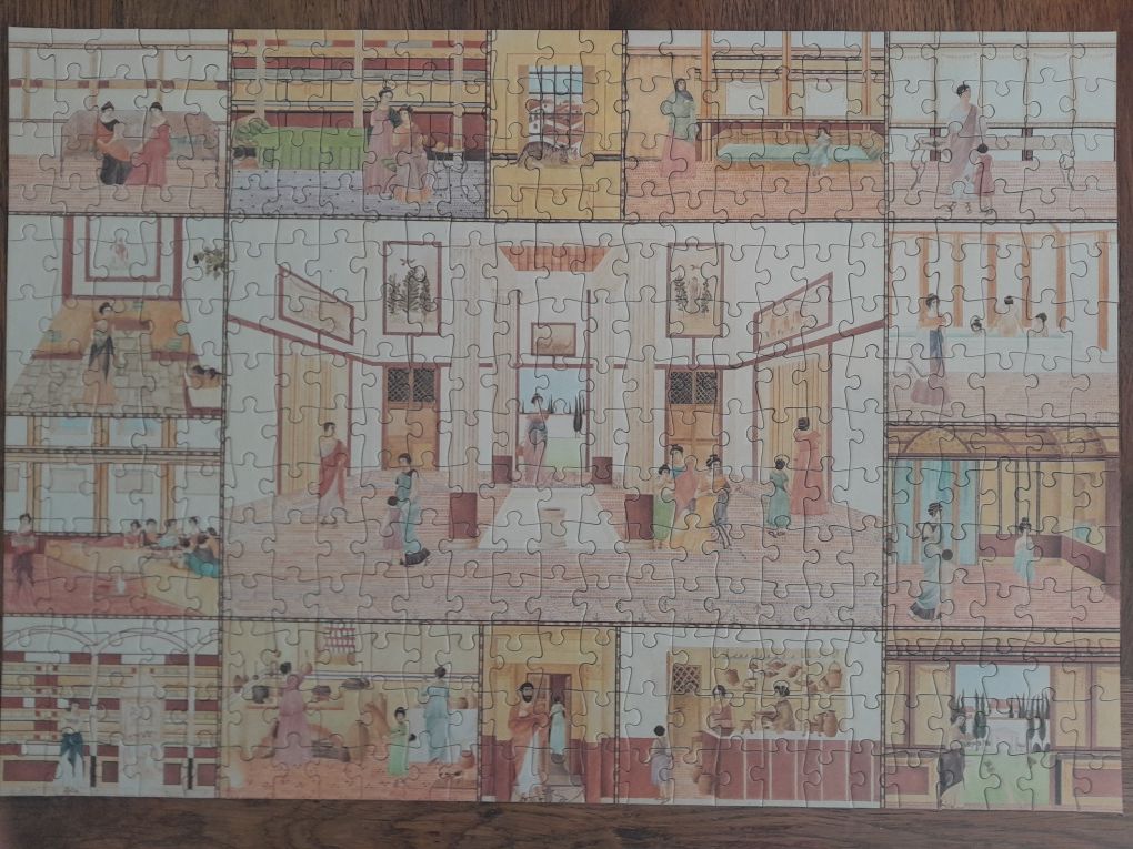 puzzle 350 Nathan Dom Rzymski kompletne