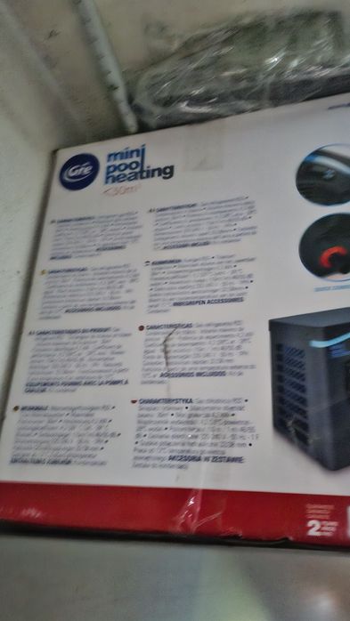 Bomba de calor para piscina 2,5 kw GRÉ MINI HPM20