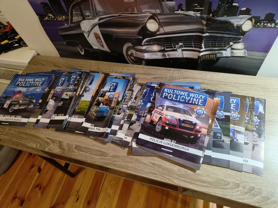 Cała Kolekcja 46 Modeli Kultowe Wozy Policyjne 1:43 DeAgostini Nowe !