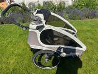 Qeridoo Kidgoo 2 - przyczepka rowerowa dla dwójki dzieci 3 w 1