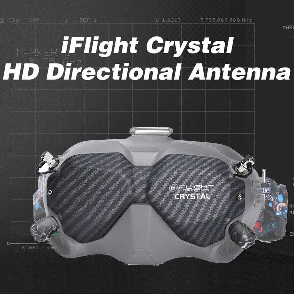 Антена iFlight Crystal HD Patch 5.8GHz LHCP DJI FPV Goggles V1 V2 9dBi