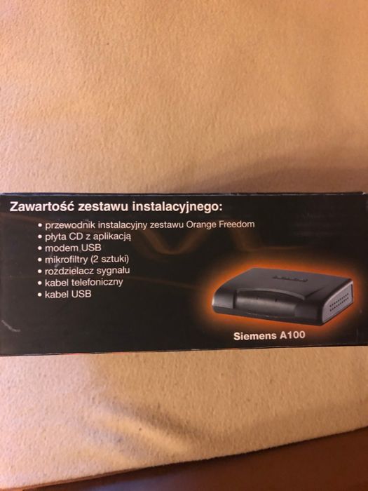 Zestaw instalacyjny z modemem USB Siemens A 100