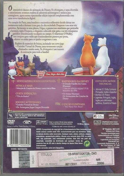 Os Aristogatos (edição especial)