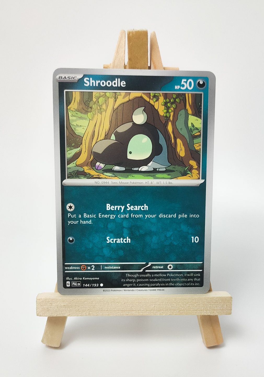 Shroodle 144/193 karta pokemon Paldea Evolved