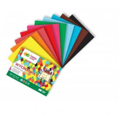 BLOK Wycinanka A5 10 KARTEK Happy Color