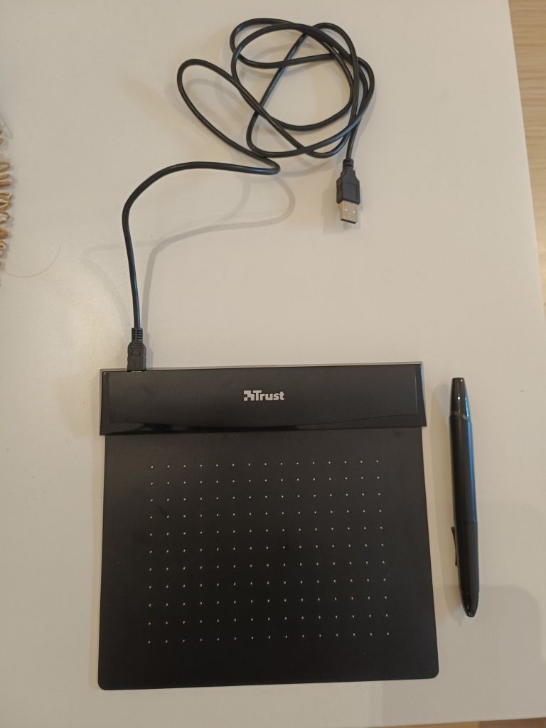 Mesa digitalizadora trust - Design Graphic Tablet  Preto