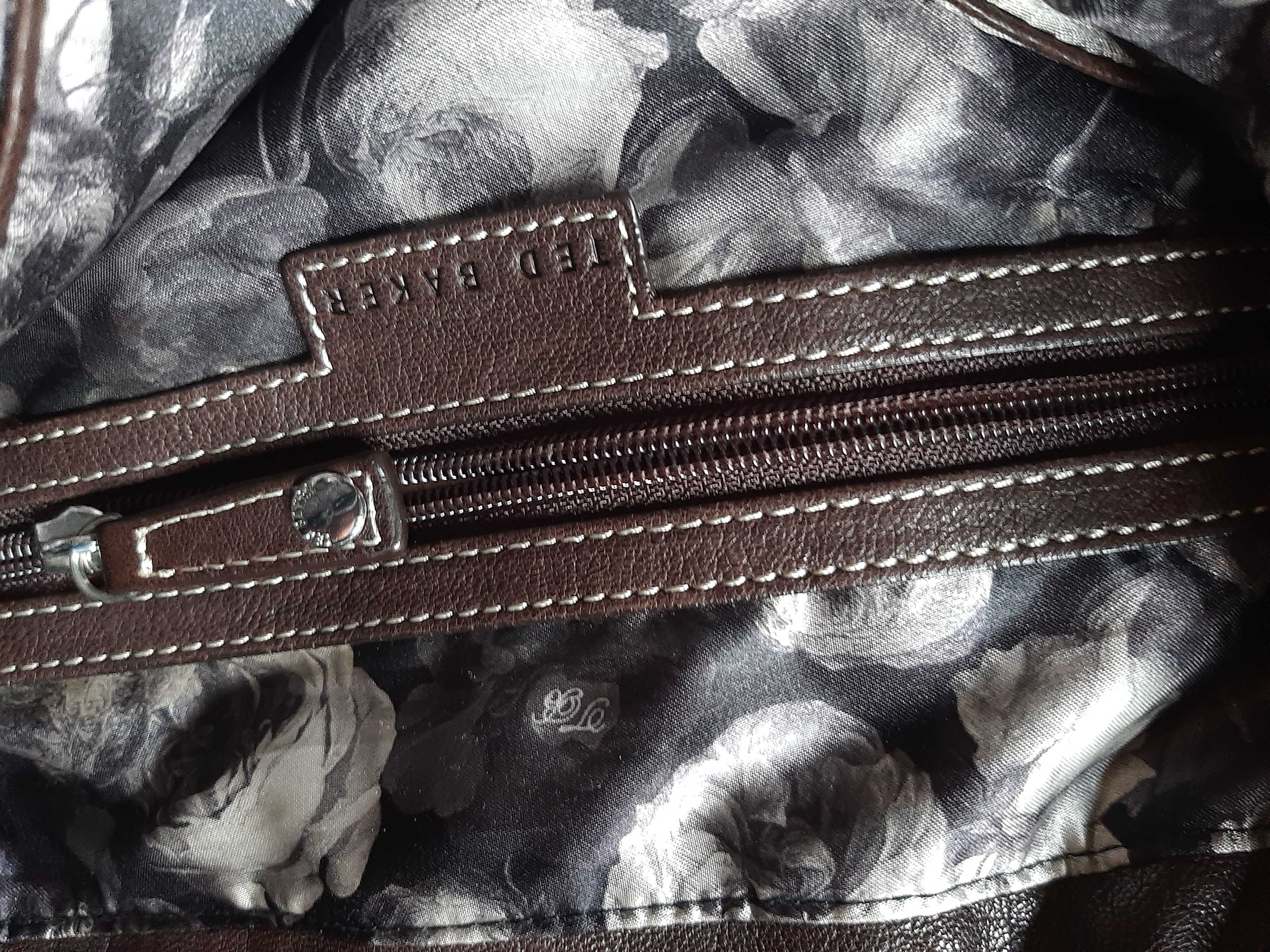 TED BAKER torba ze skóry naturalnej