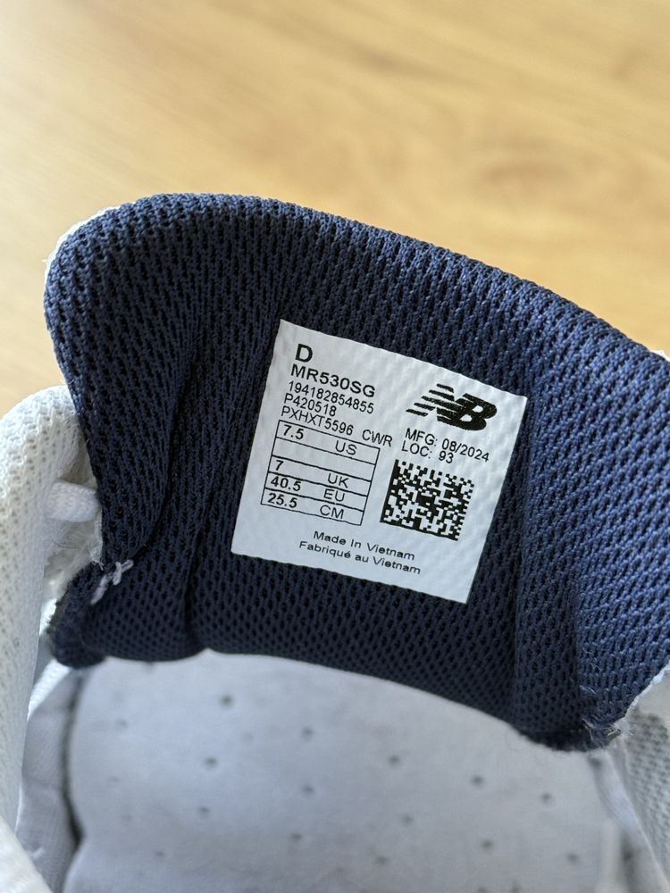 Ténis New Balance 530 - novos e orginais em azul e branco - 40.5