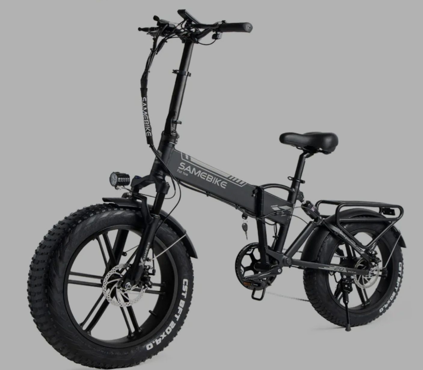 Samebike xwlx09 bicicleta dobrável elétrica, com 20 "pneus gordos 500w
