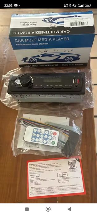 Rádio Automóvel Bluetooth