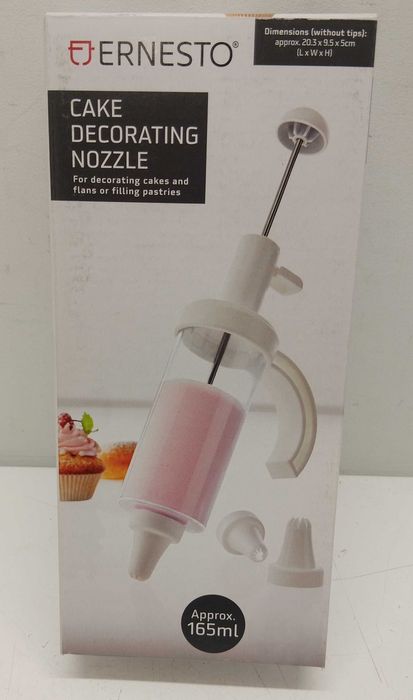 ERNESTO Dekorator do Ciast Tortów Szpryca 5 końcówek