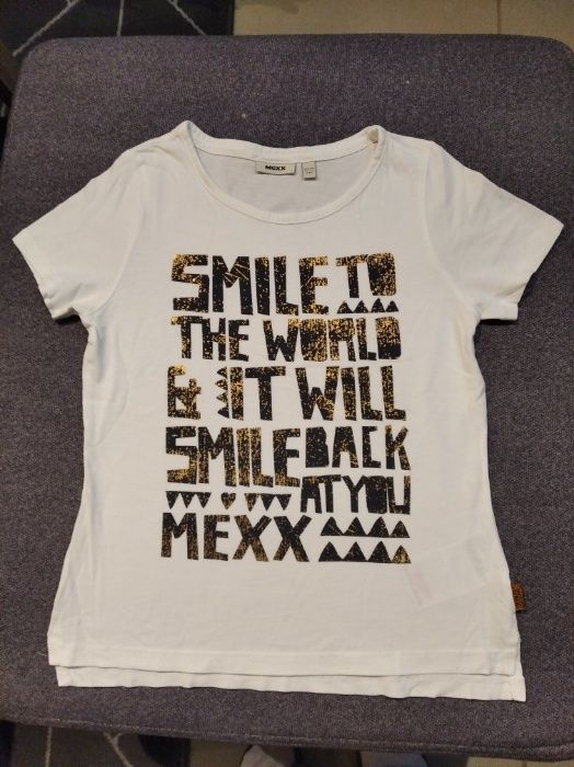 koszulki dla dziewczynki 122/128 mexx i adidas