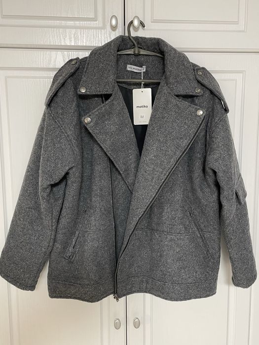 Утеплена куртка косуха з вовни Matiko