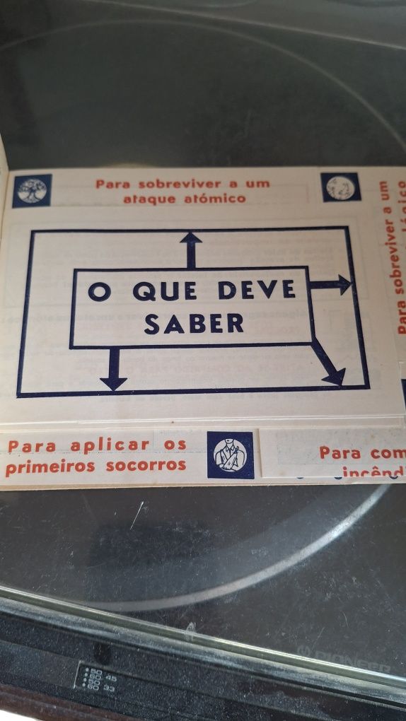 Panfleto brochura Legião Portuguesa Defesa Civil raro Estado novo